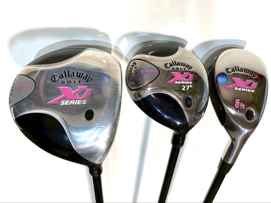 キャロウェイ XJ SERIES ジュニアゴルフ6本セット ピンク