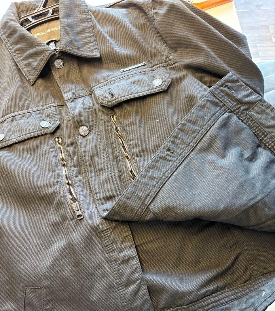 EMPORIO ARMANI ブラックデニムジャケット