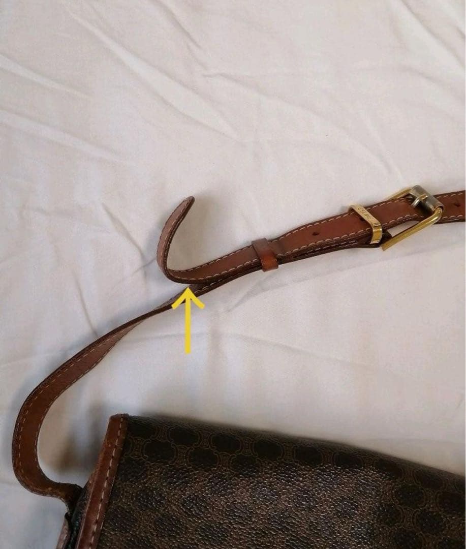 オールドセリーヌ マカダム柄 ショルダーバック