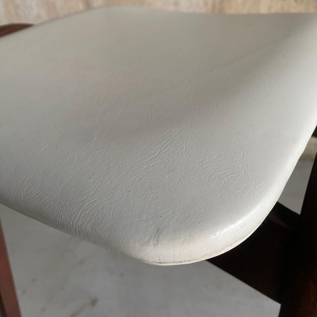 秋田木工　スタッキングスツール 剣持勇　ヴィンテージ　アンティーク　白