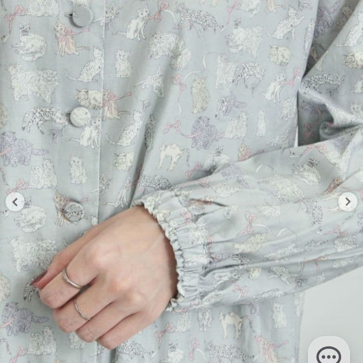 本日までTSUHARUbySM2LIBERTYkoh＆Eito柄ビエラワンピース