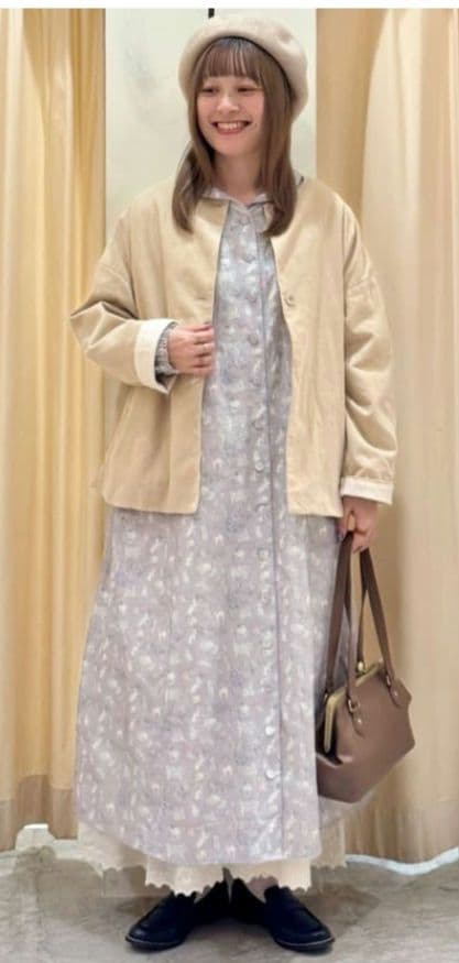 本日までTSUHARUbySM2LIBERTYkoh＆Eito柄ビエラワンピース