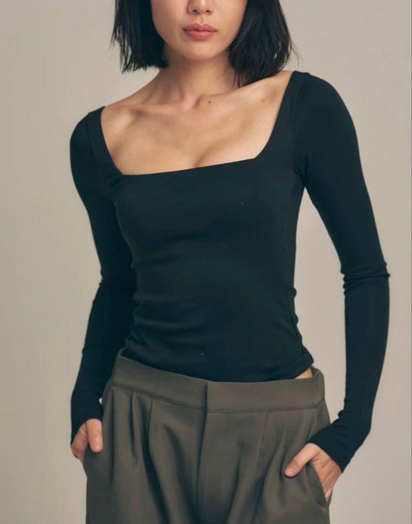 DREAMY×WABISABI LONG SLEEVE TOP / 墨