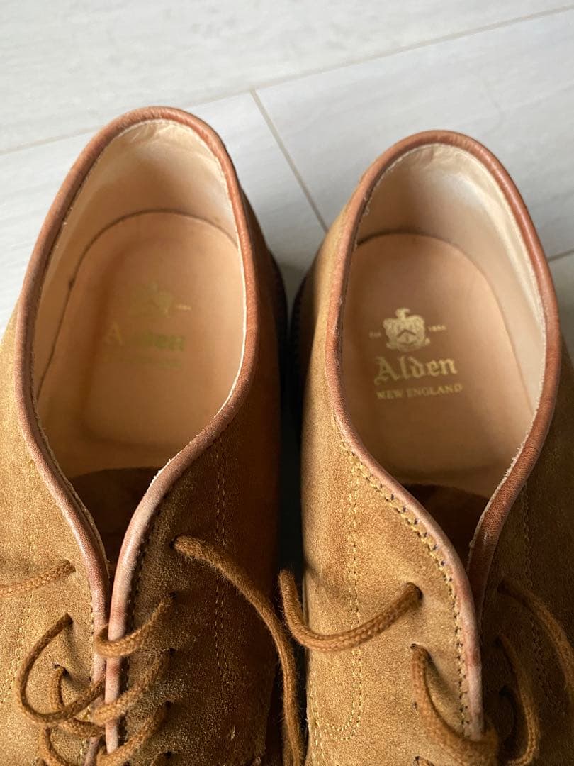 Alden 29336F アンラインド　スエード　7E