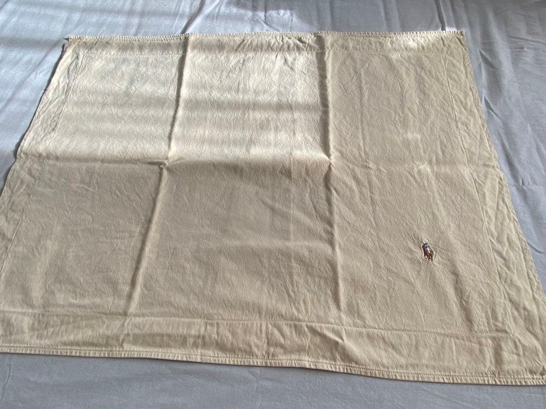 Ralph Lauren ベージュストライプ掛け布団カバーと枕カバーセット