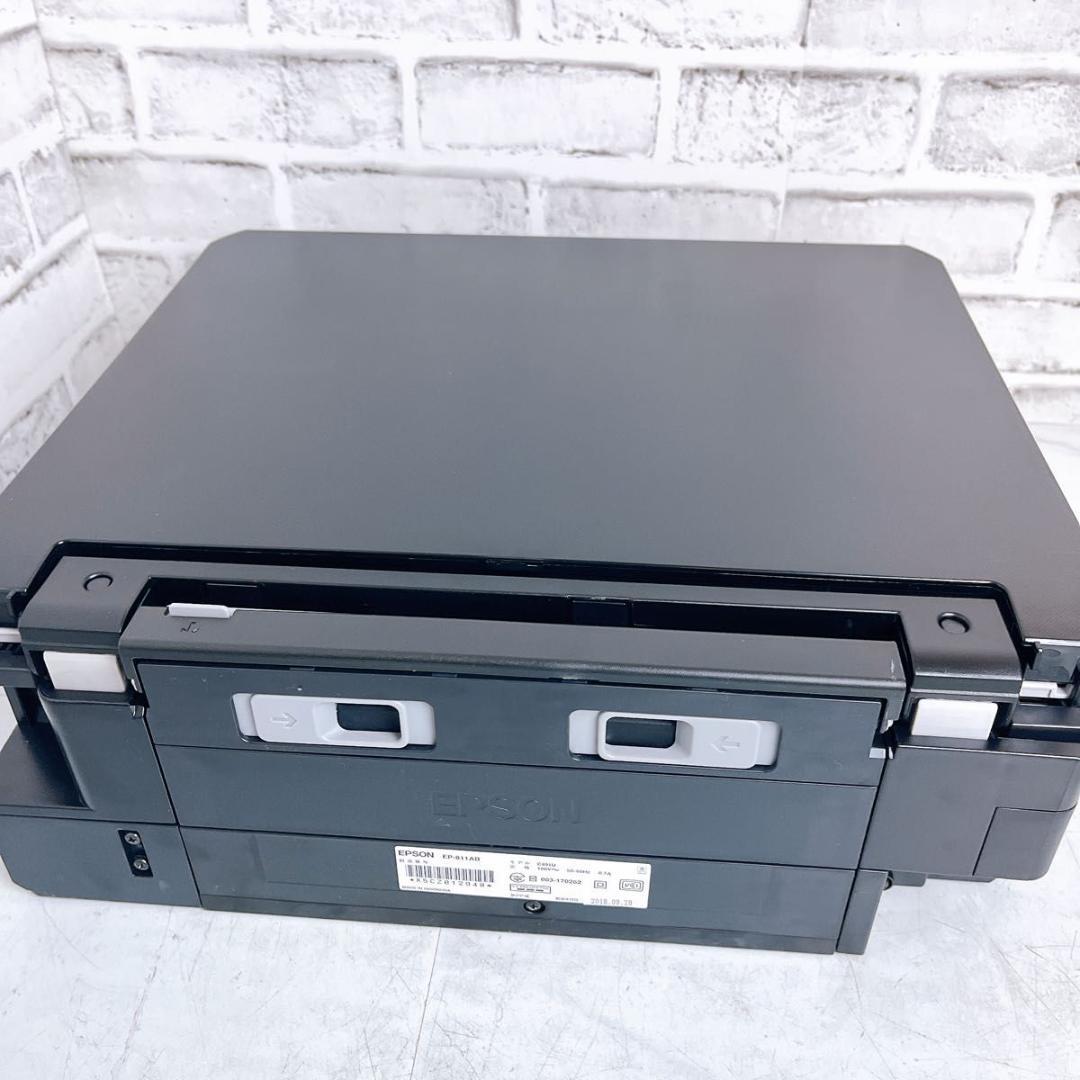 【★極美品★】【★純正インク満タン★】EPSON EP-811AB プリンター