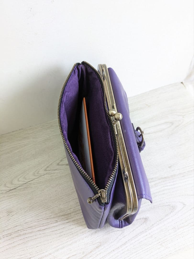 ひろは　がま口ショルダーバック　がま口キーケース