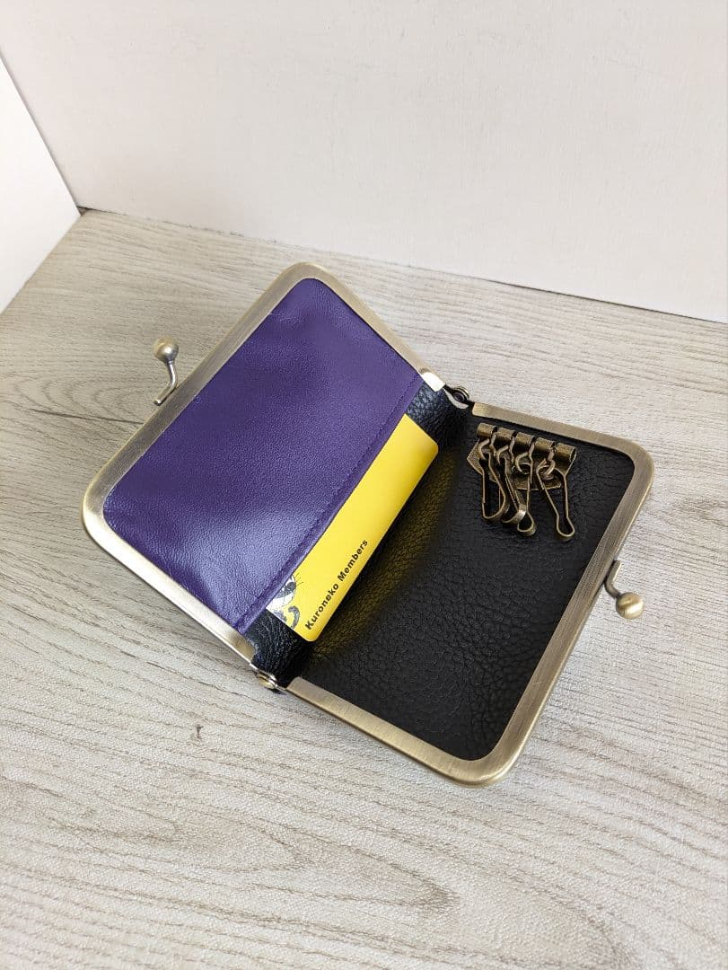 ひろは　がま口ショルダーバック　がま口キーケース