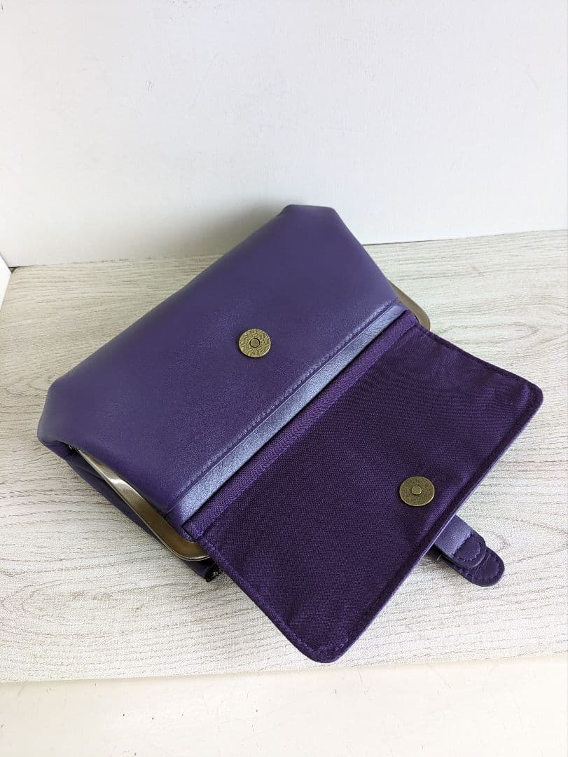 ひろは　がま口ショルダーバック　がま口キーケース