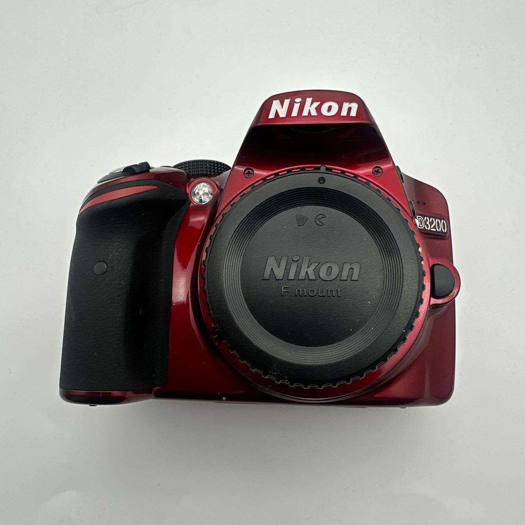 Nikon D3200 デジタル一眼レフカメラ レッド