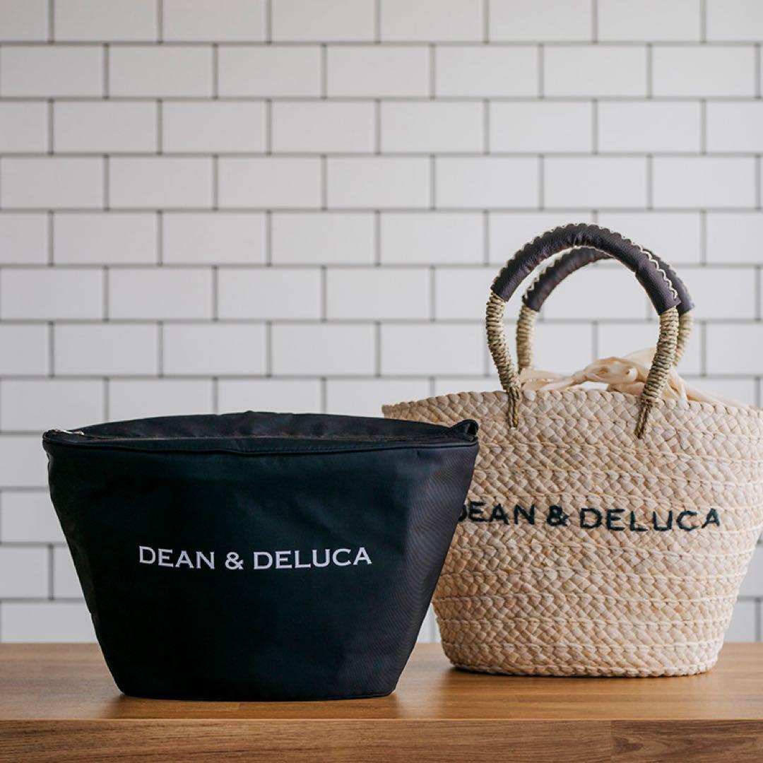 DEAN&DELUCA×BEAMS COUTURE保冷バッグ付きカゴバッグ 大