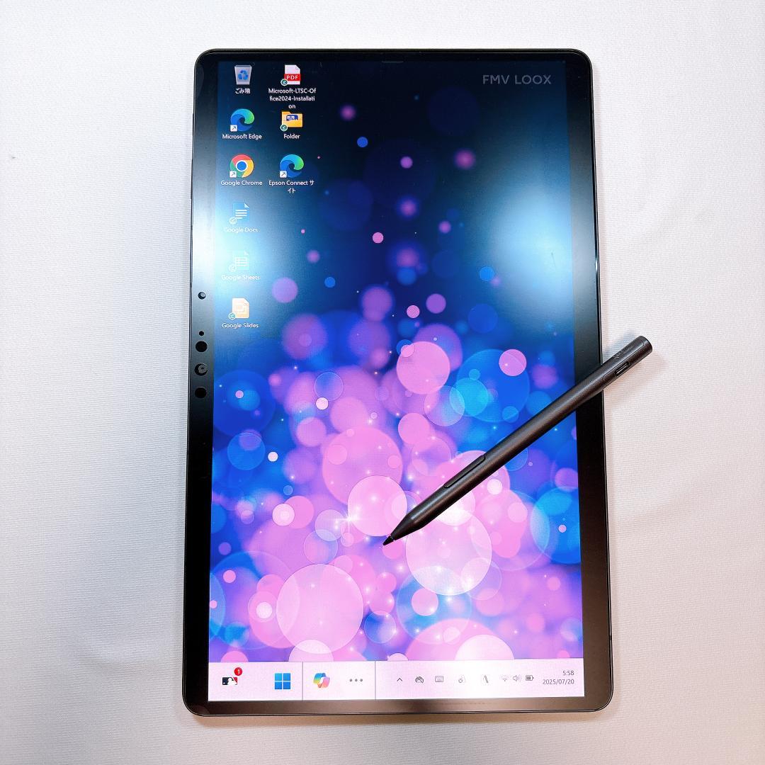 ★Surface対抗★ FMV LOOX 有機EL 2in1 タブレットPC