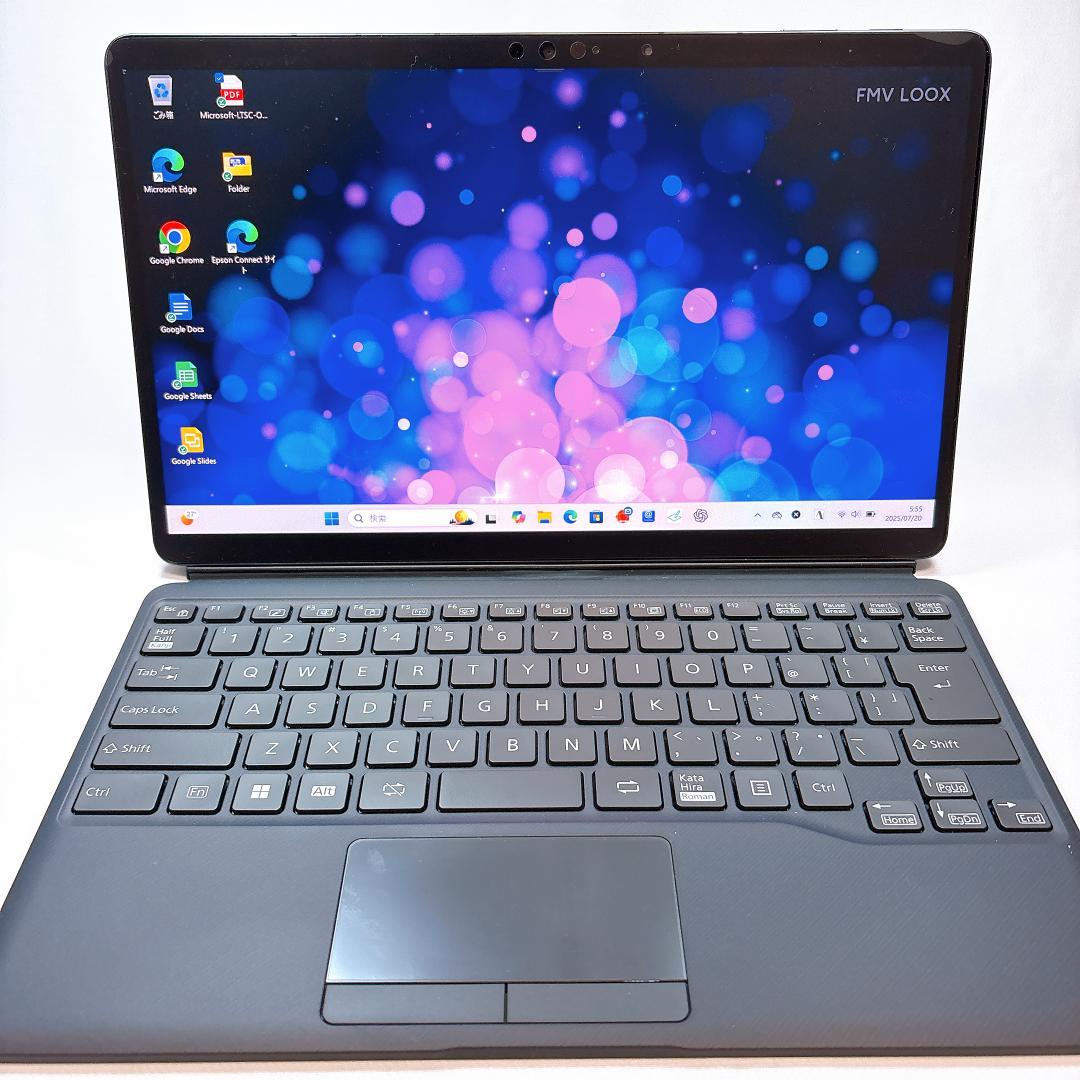 ★Surface対抗★ FMV LOOX 有機EL 2in1 タブレットPC