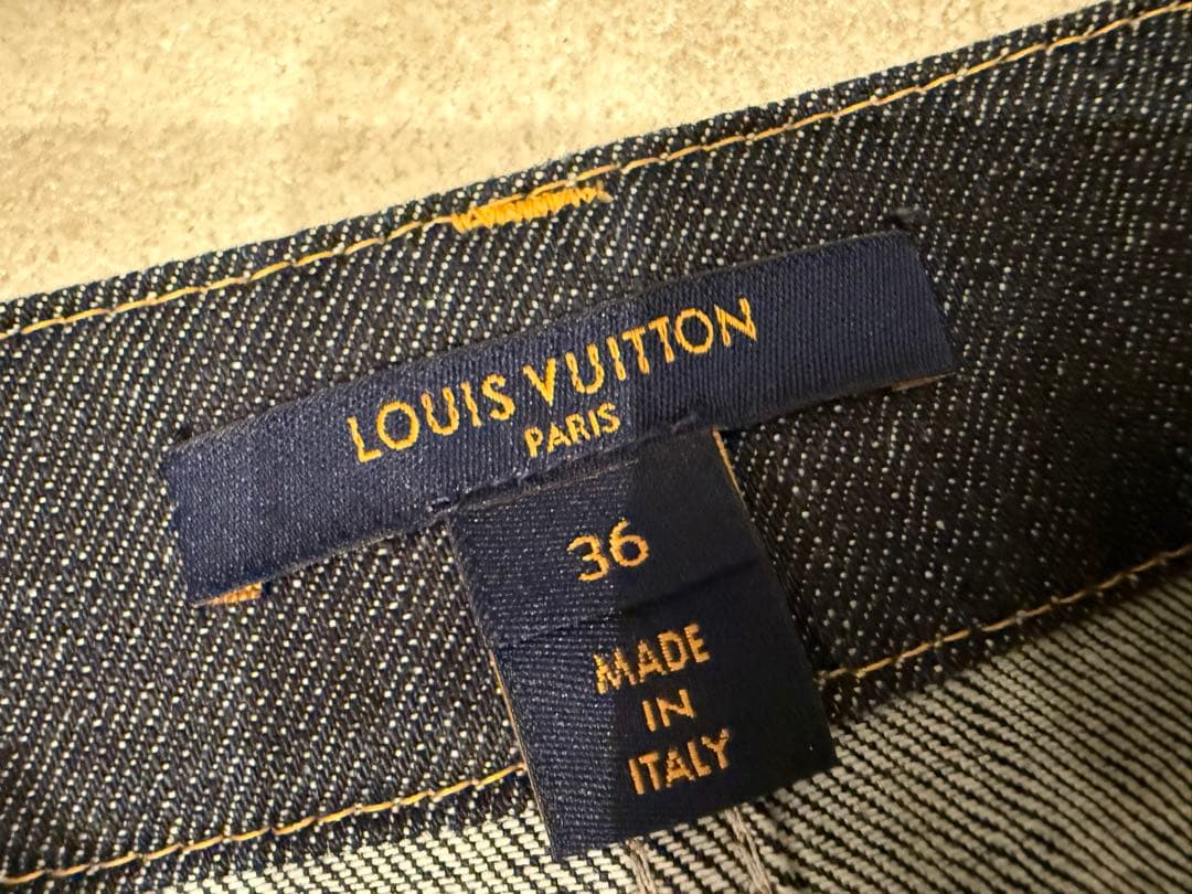 LOUIS VUITTON ルイヴィトン モノグラム デニム スカート