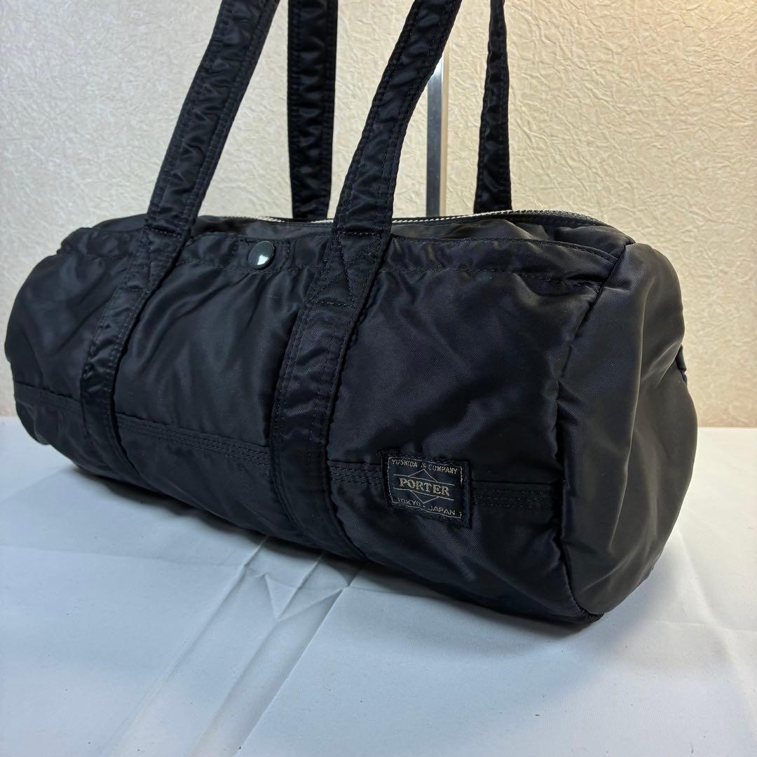 [極美品] PORTER タンカー ドラムバッグ ミニボストン L