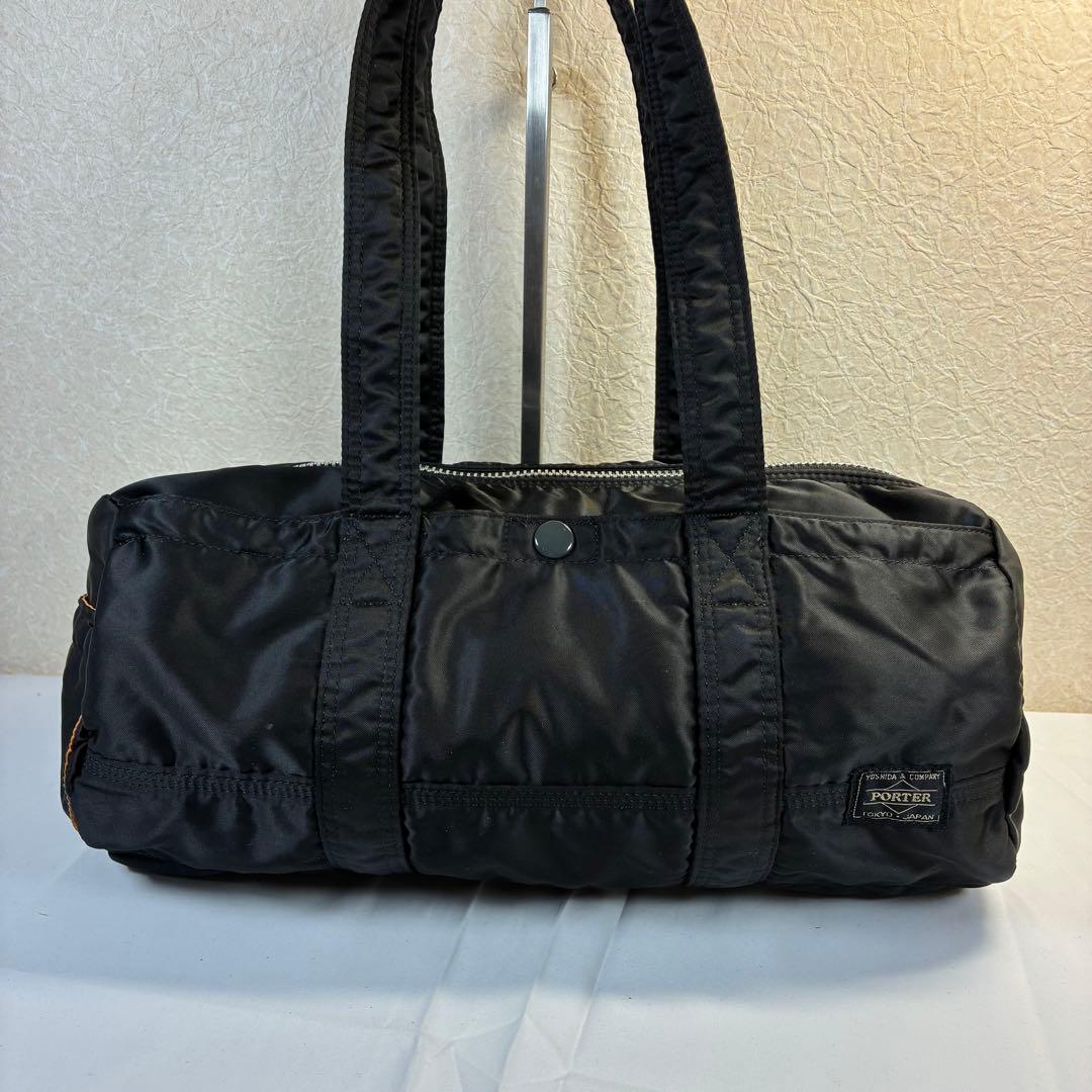 [極美品] PORTER タンカー ドラムバッグ ミニボストン L