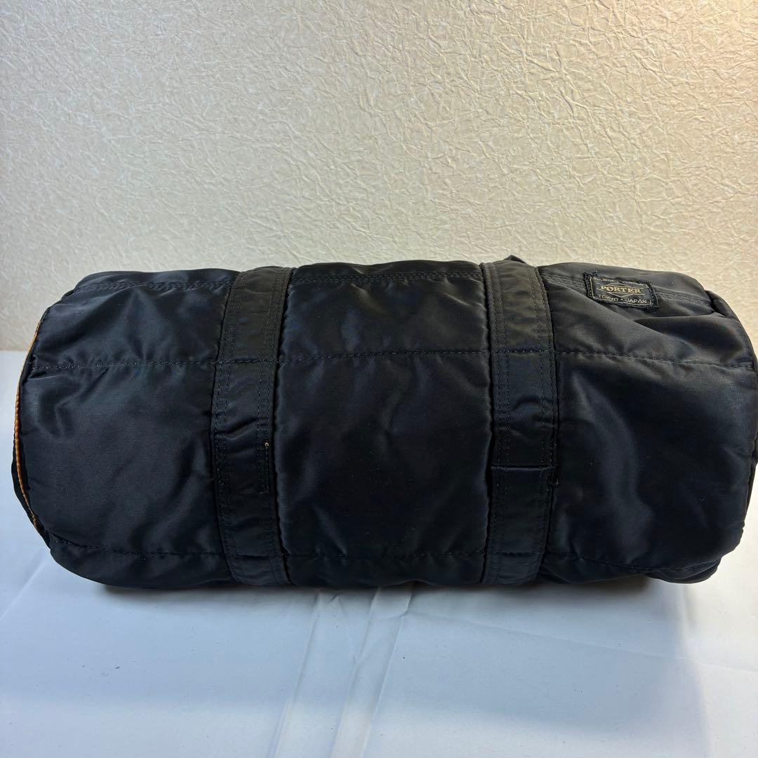 [極美品] PORTER タンカー ドラムバッグ ミニボストン L