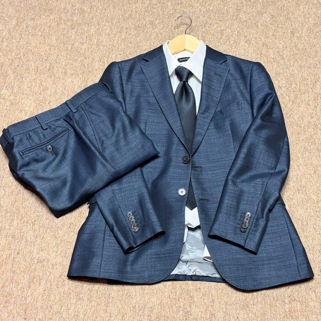 ブラックレーベル 人気サイズM相当 38L ネイビー スーツ 御幸毛織