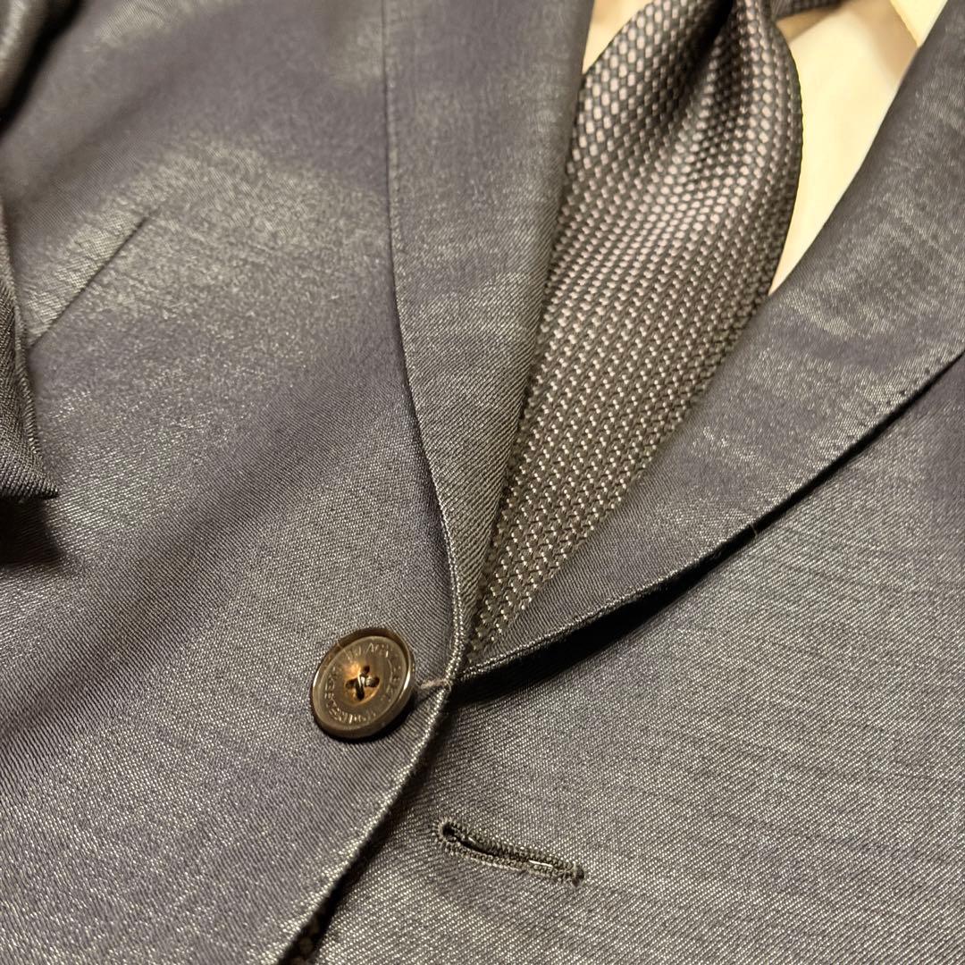 ブラックレーベル 人気サイズM相当 38L ネイビー スーツ 御幸毛織