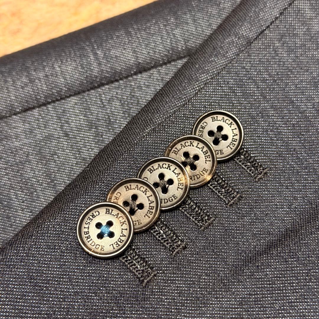 ブラックレーベル 人気サイズM相当 38L ネイビー スーツ 御幸毛織