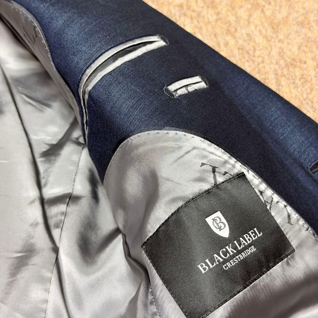 ブラックレーベル 人気サイズM相当 38L ネイビー スーツ 御幸毛織