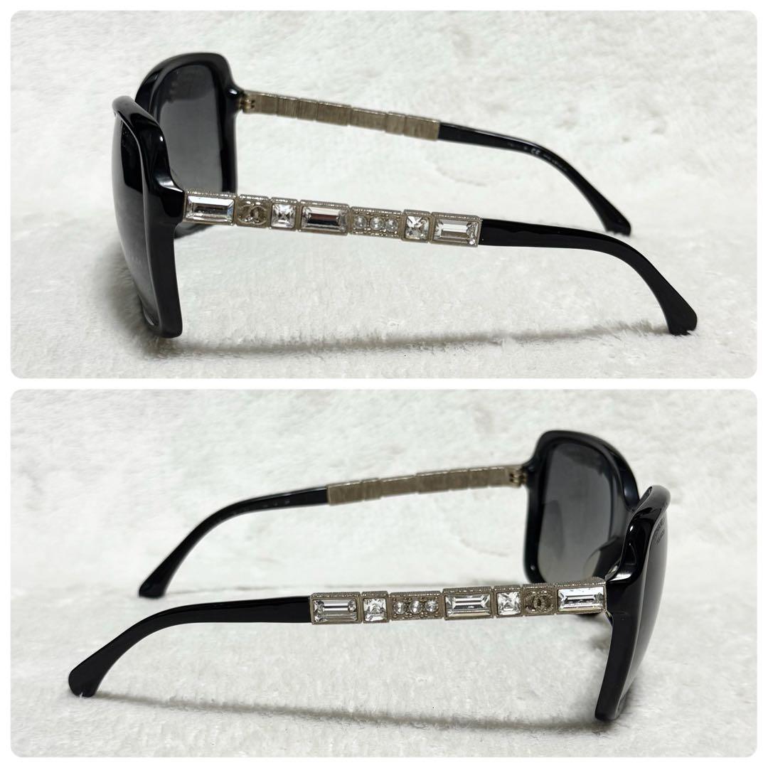 美品 シャネル サングラス レディース ラインストーン ビジュー ココマーク