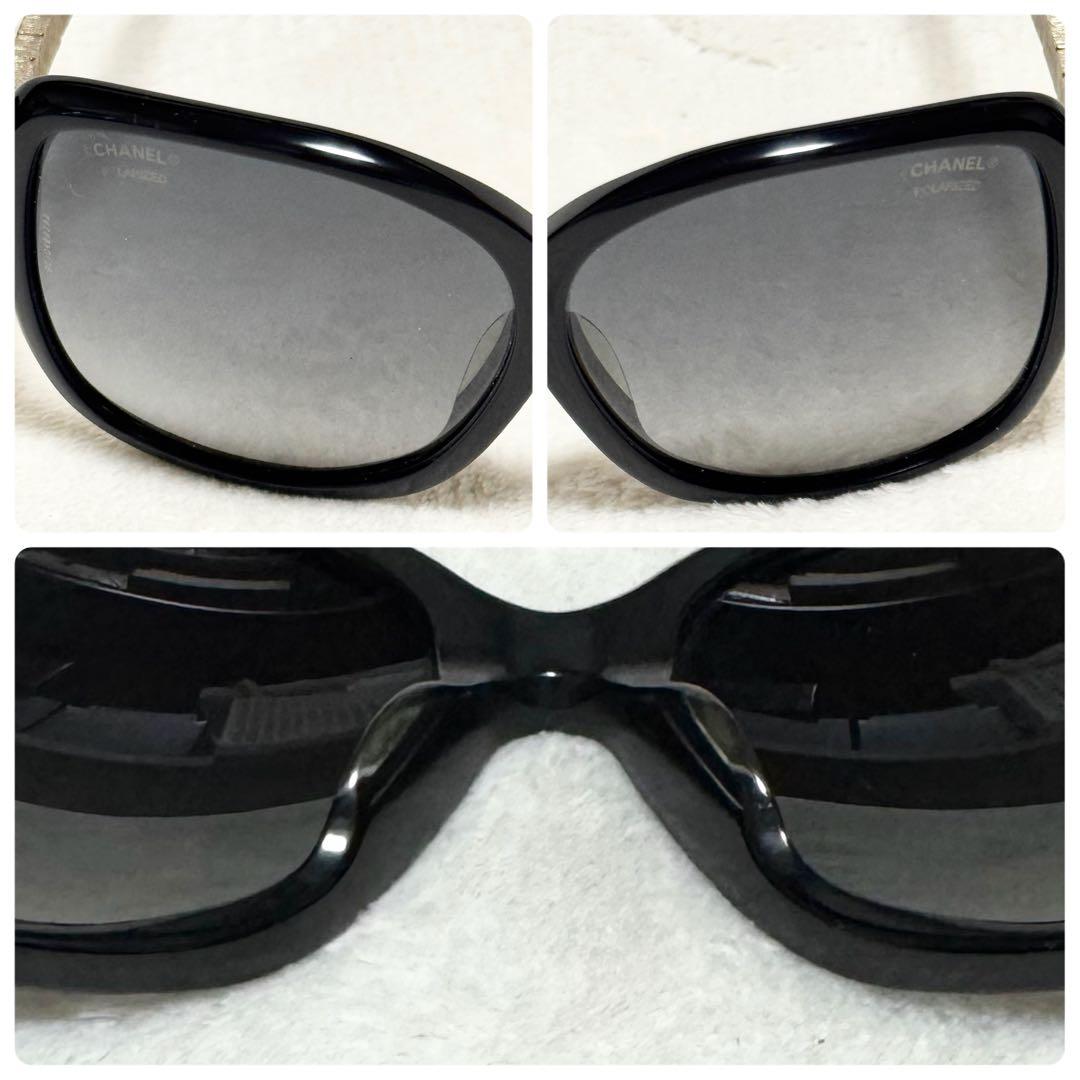美品 シャネル サングラス レディース ラインストーン ビジュー ココマーク