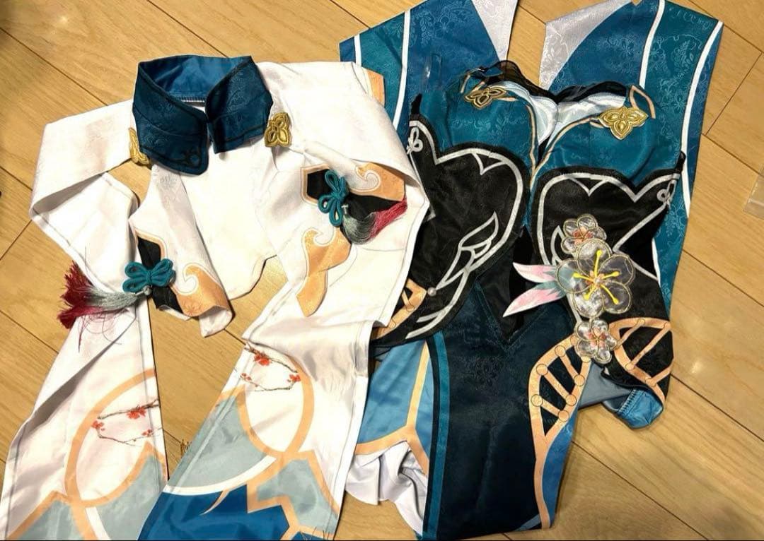 も*も様 崩壊スターレイル　ルアン・メェイ　コスプレ衣装　ウィッグ付き