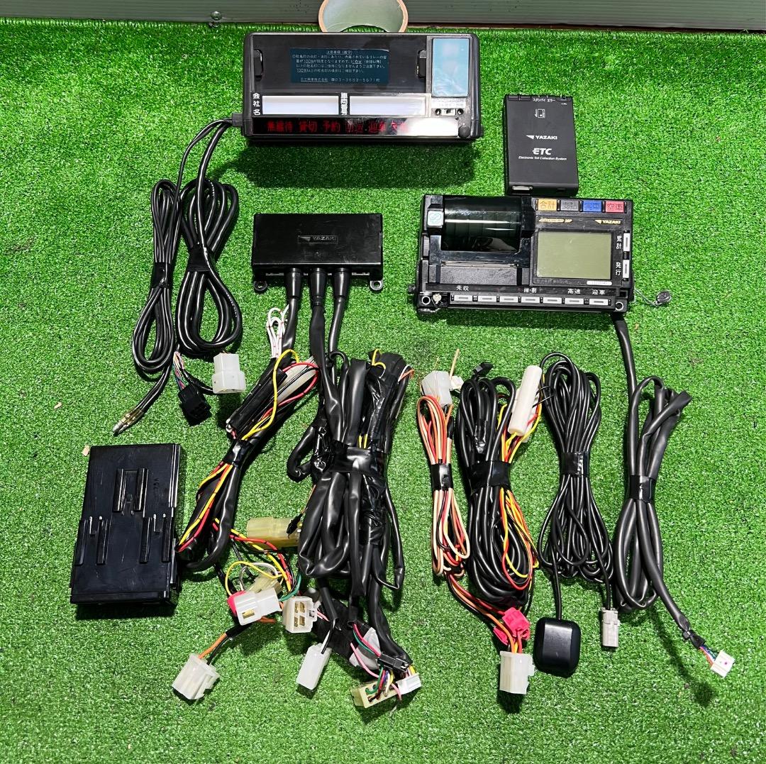 YAZAKI 　タクシーメーター とプリンター とETC 車載器セット