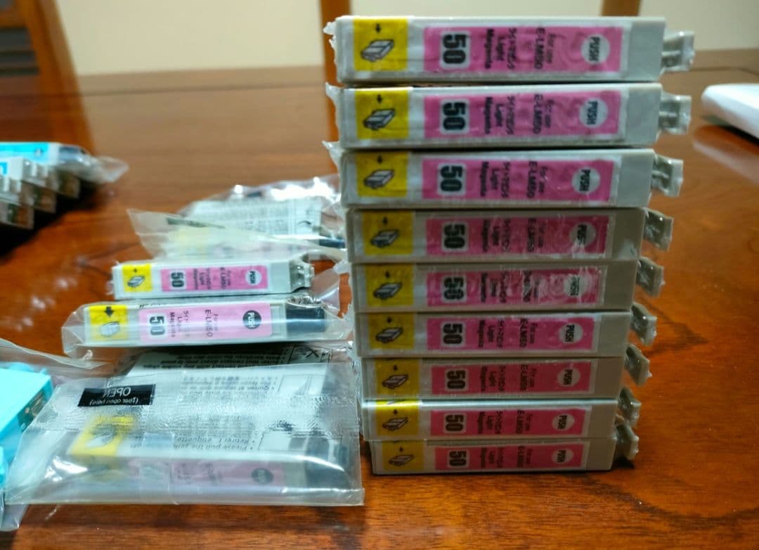 エプソン　インクジェット　プリンター　カラリオ　EP702A 互換インク 74個