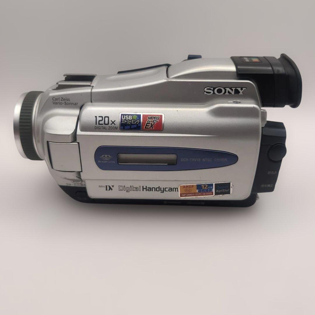 【美品】 SONY　DCR-TRV18　MiniDV対応 ビデオカメラ