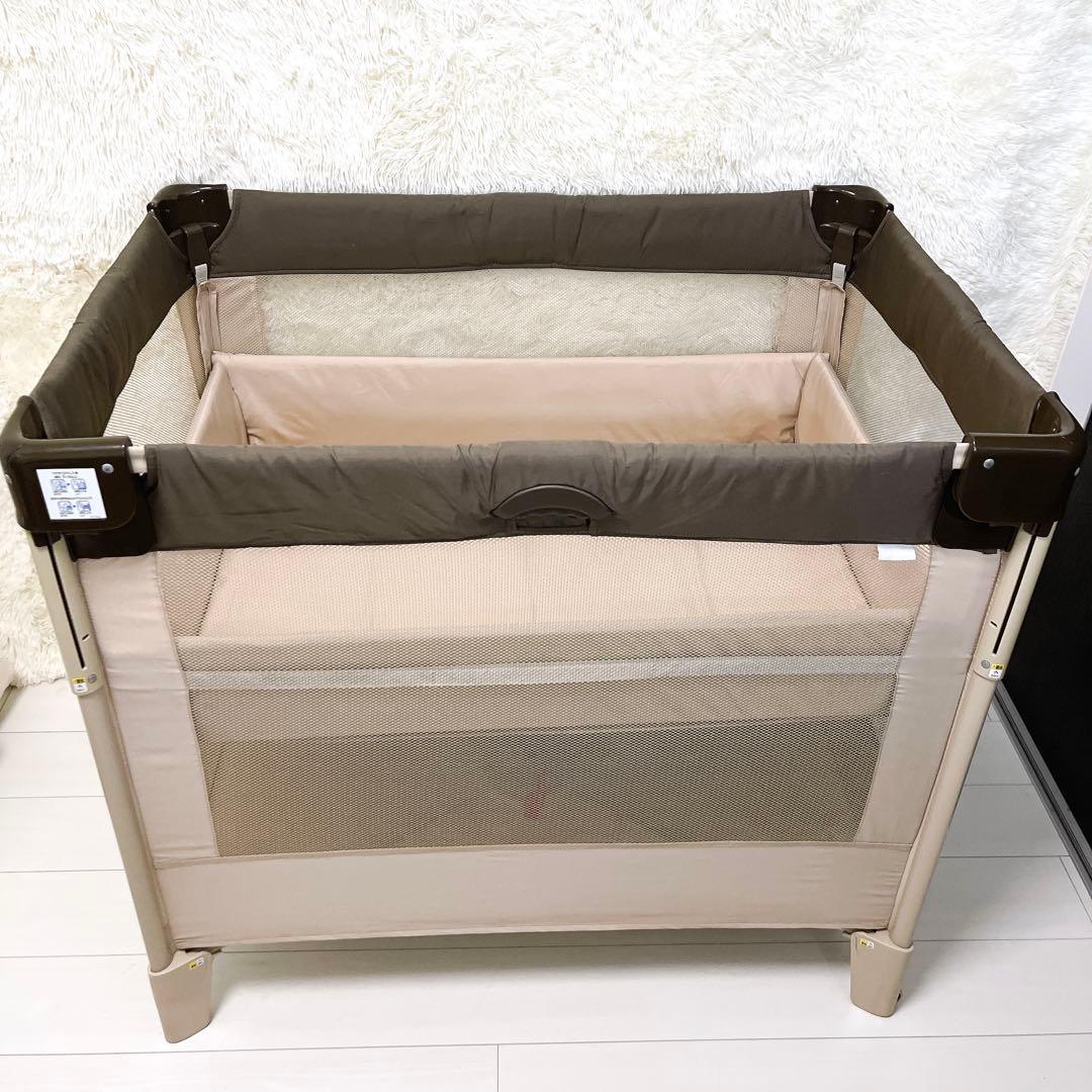 Aprica アップリカ ベビーベッド ココネル ココア 綺麗 美品 元箱付き