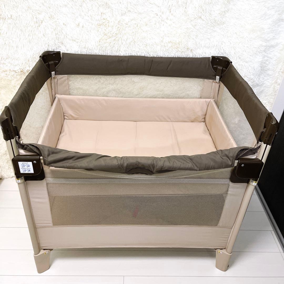 Aprica アップリカ ベビーベッド ココネル ココア 綺麗 美品 元箱付き