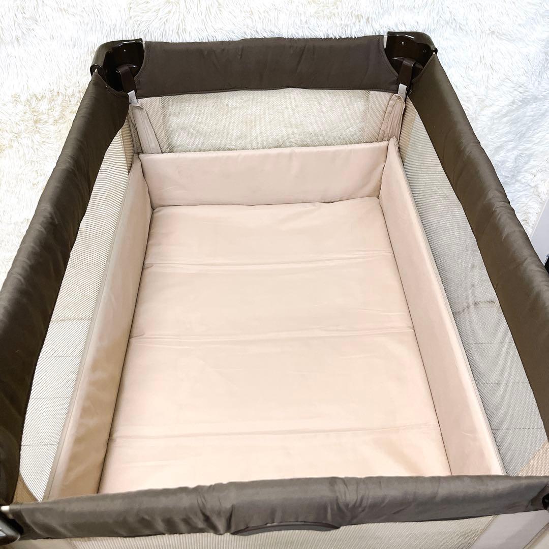 Aprica アップリカ ベビーベッド ココネル ココア 綺麗 美品 元箱付き