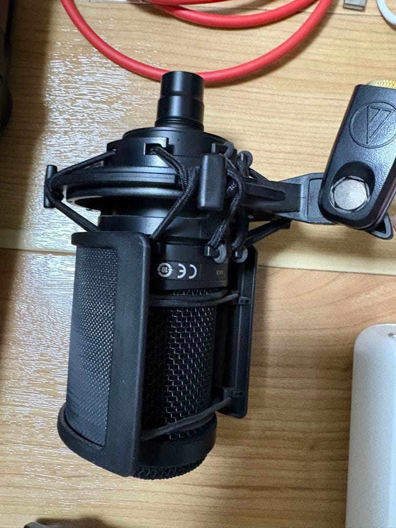 【配信セット】コンデンサーマイク　ミキサー　マイクスタンド　ケーブル