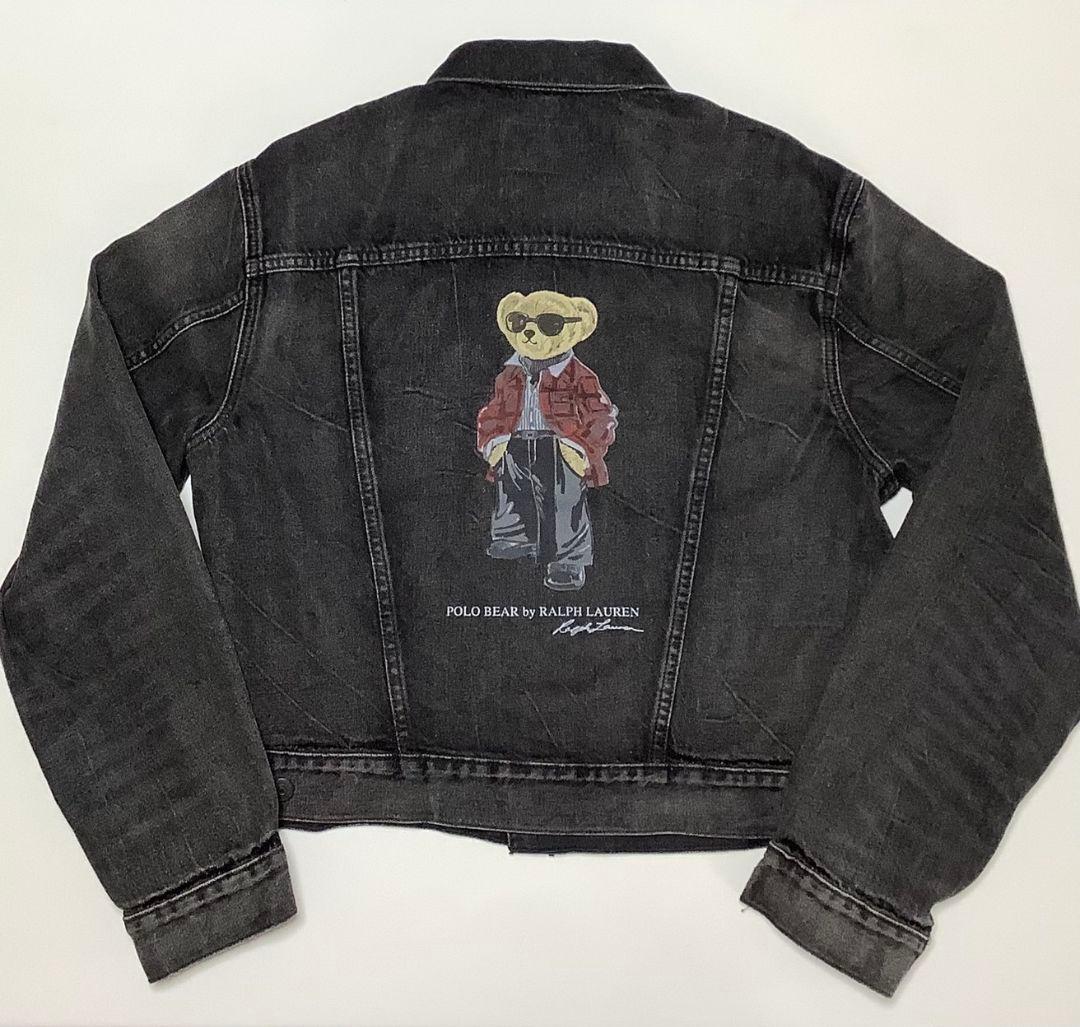 【新品未使用タグ付き】ポロラルフローレン　ベア　Gジャン　グレー