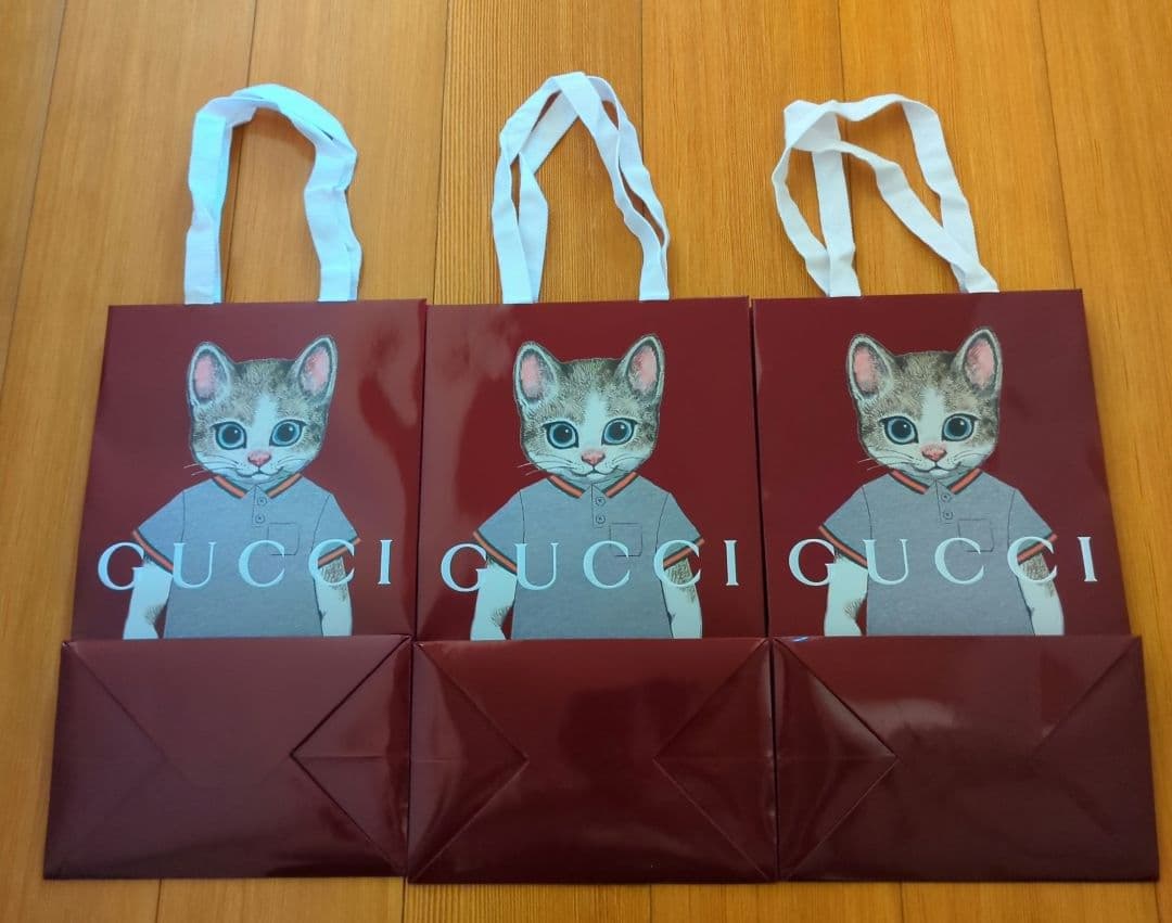 ◆新品 GUCCI ヒグチユウコ グッチ ショッパー 紙袋 3枚