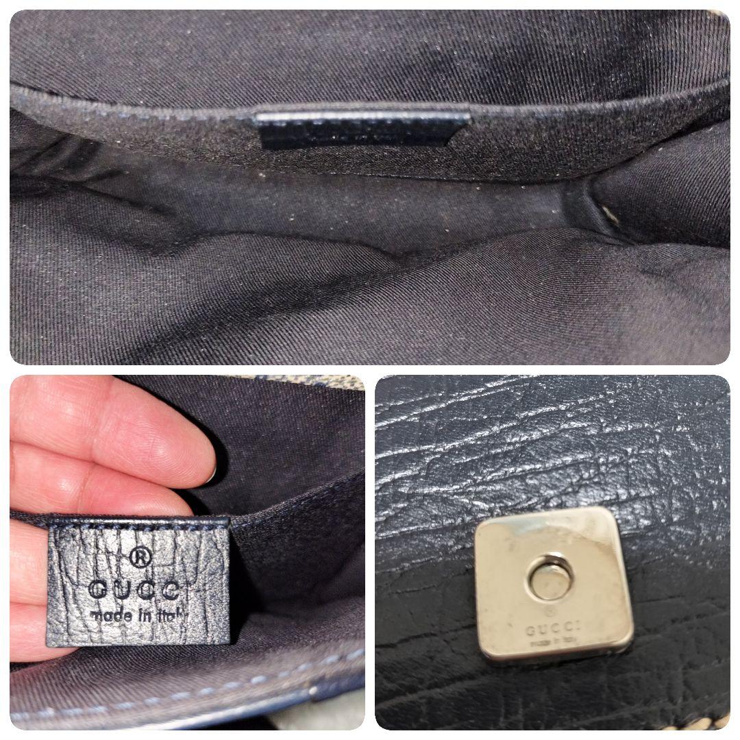 グッチ GGスプリーム シェリーライン ウエストポーチ 152597