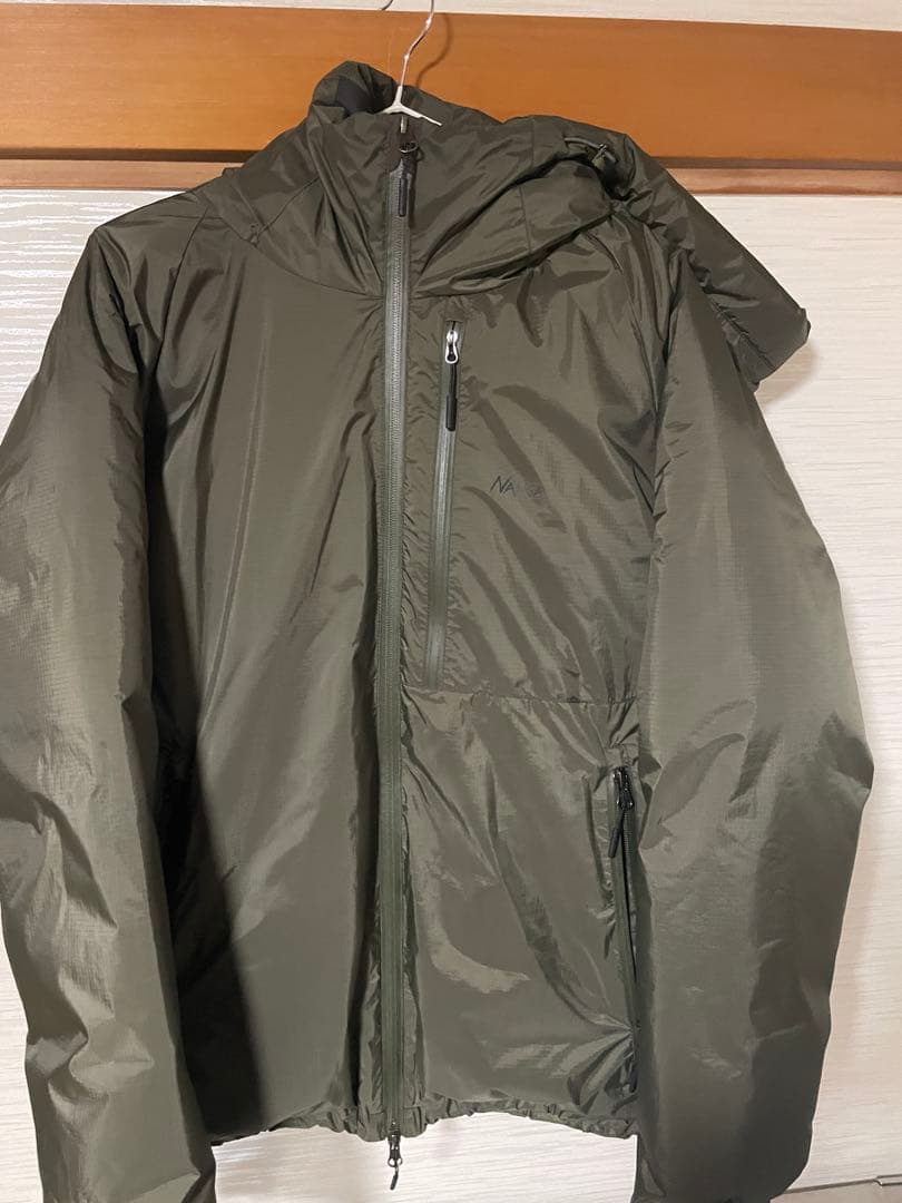 27日中だけ値下げ美品！カーキ L ナンガ　オーロラダウンジャケット　NANGA