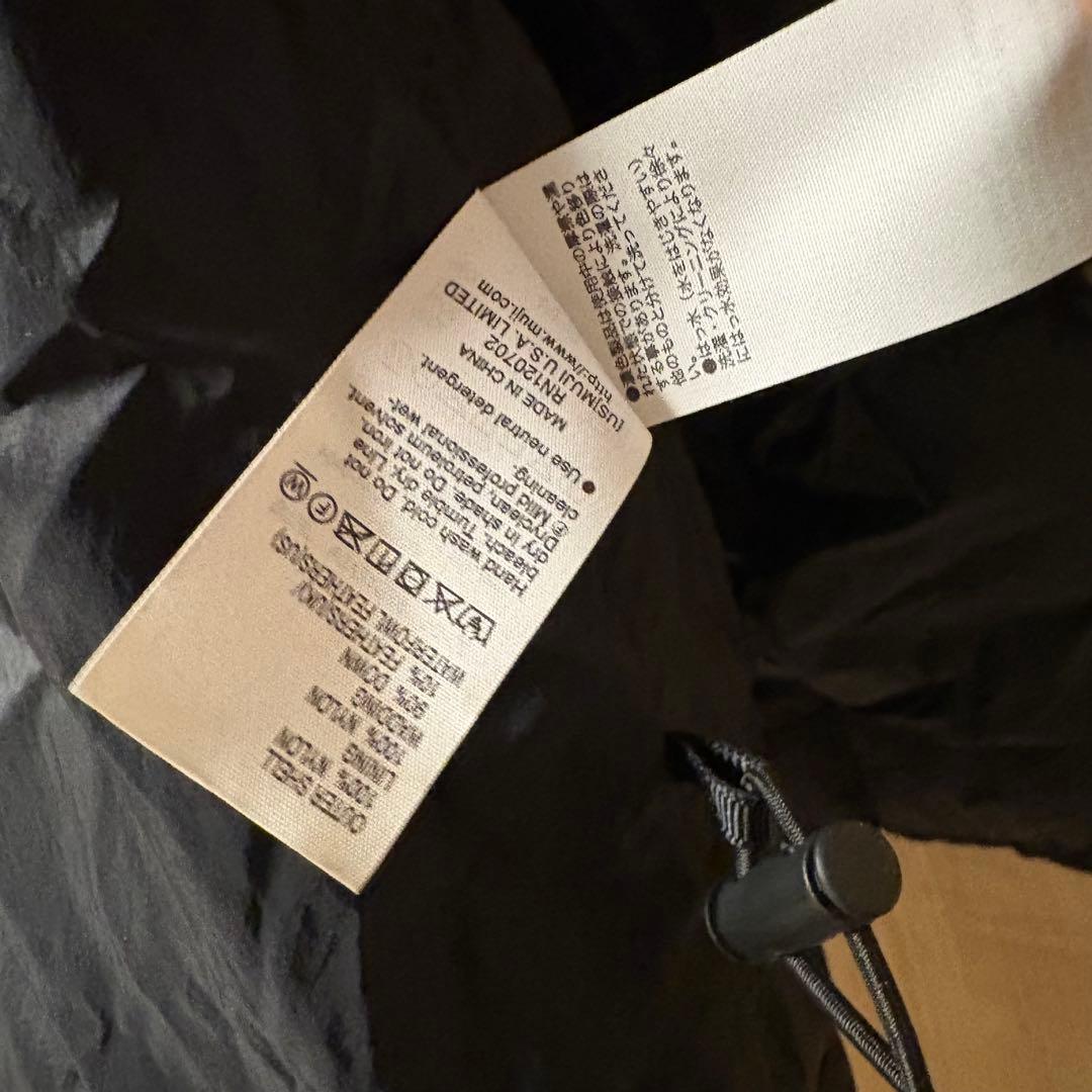 MUJI labo ムジラボ ダウンジャケット S-M 黒 無印良品