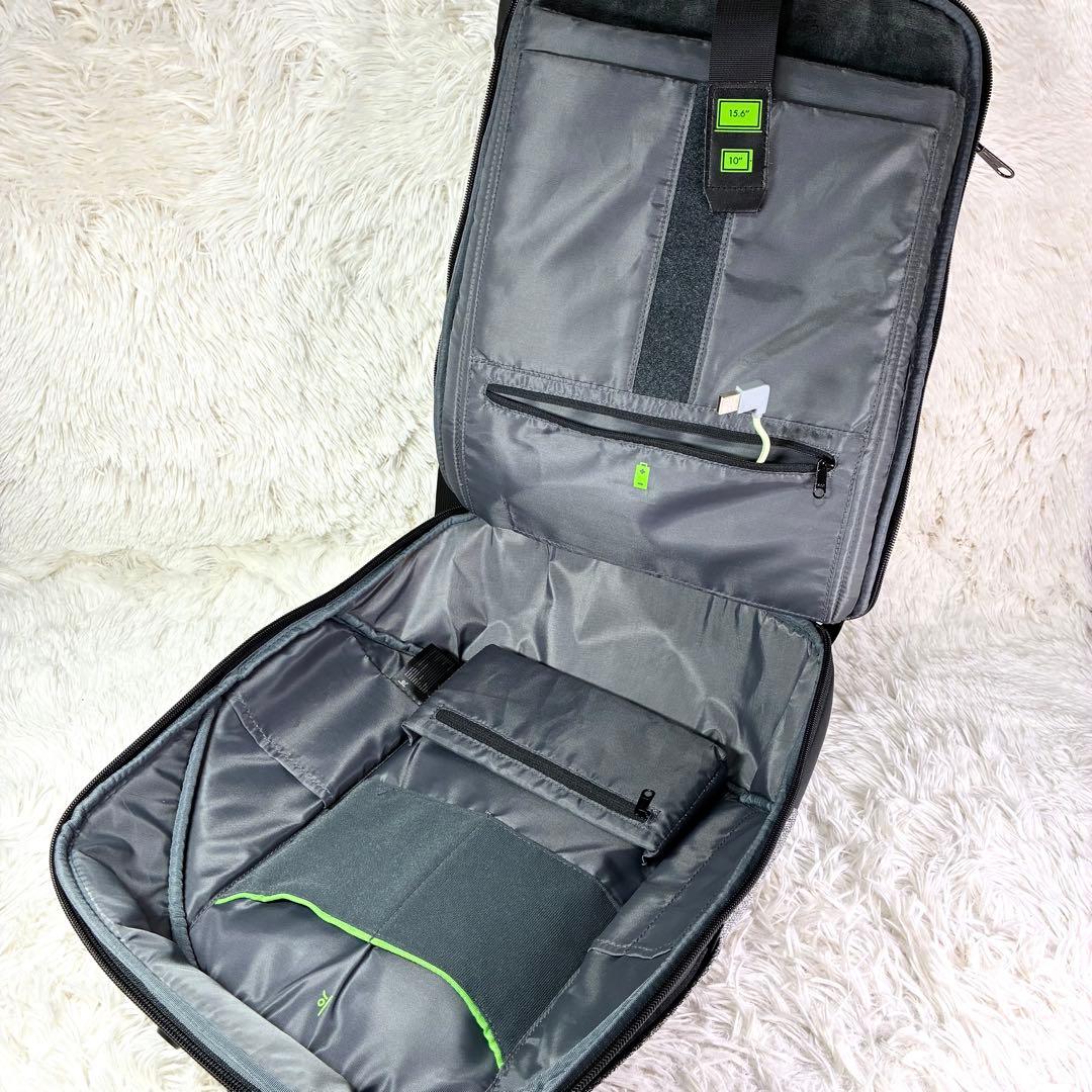 防犯【極美品✨】コリン デザイン クリックパックプロ フル バックパック グレー