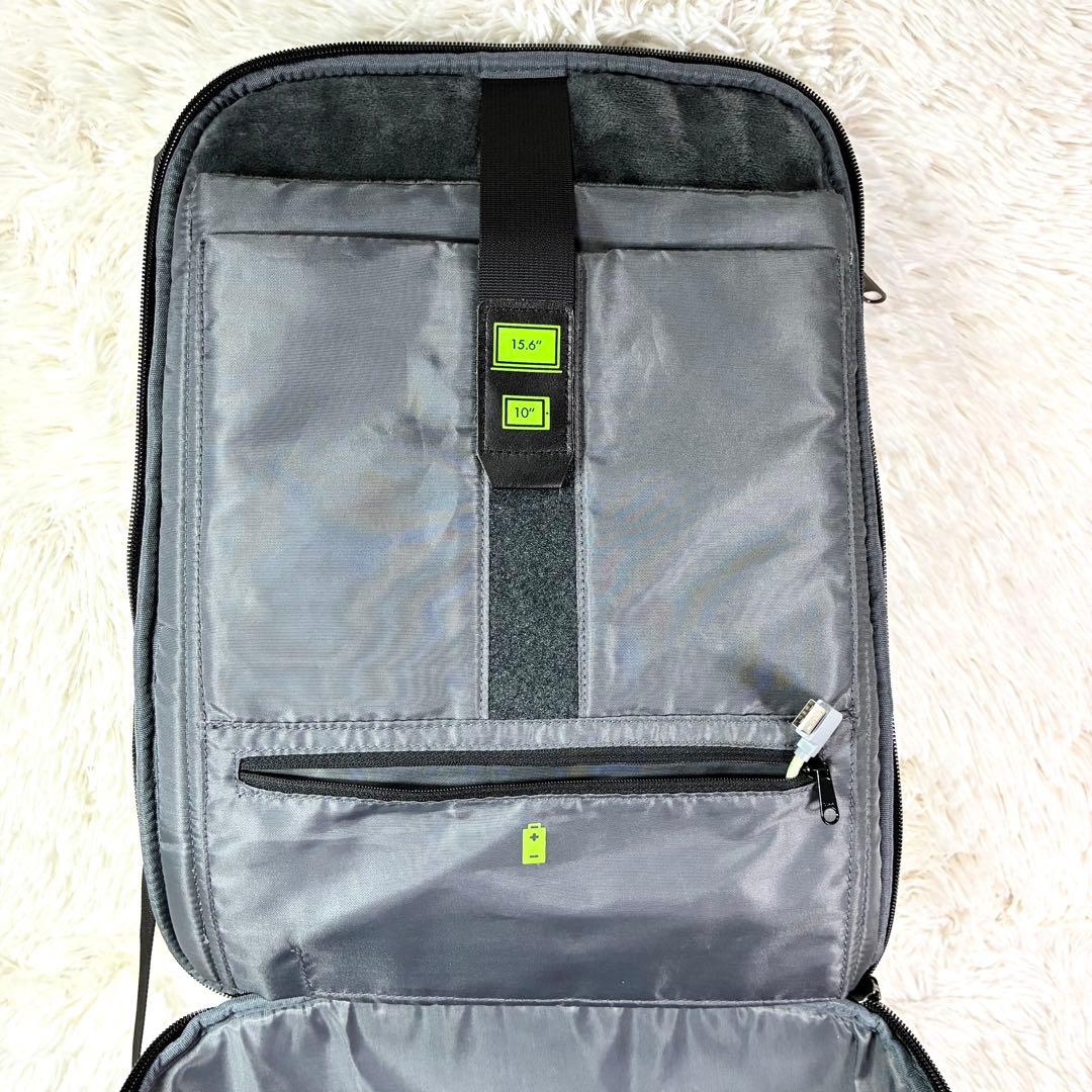 防犯【極美品✨】コリン デザイン クリックパックプロ フル バックパック グレー