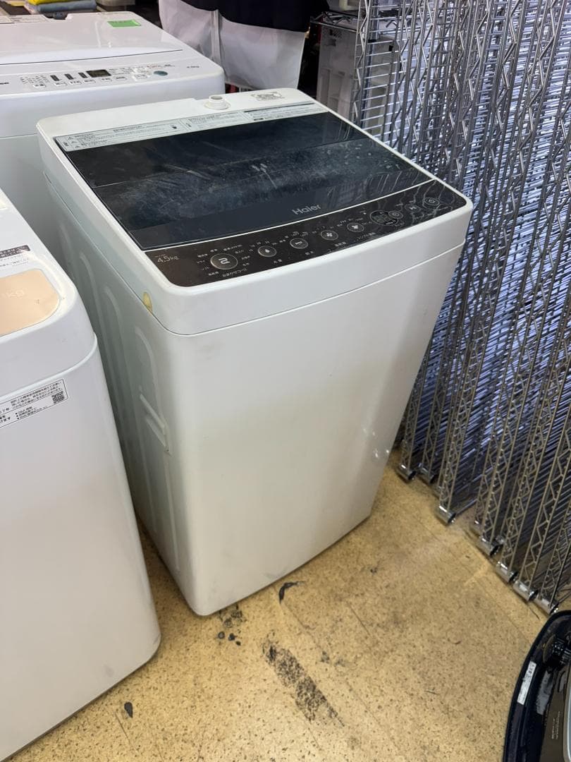(4255)HAIER　洗濯機　ハイアール4.5キロ JW-C45A 2019年