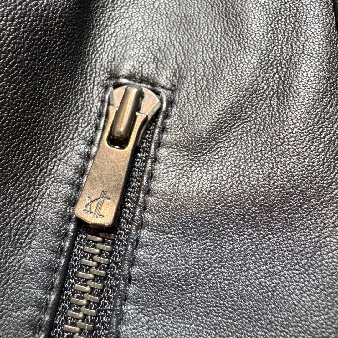 nananabo様未使用級 ANAYI アナイ ラムレザー ノーカラージャケット