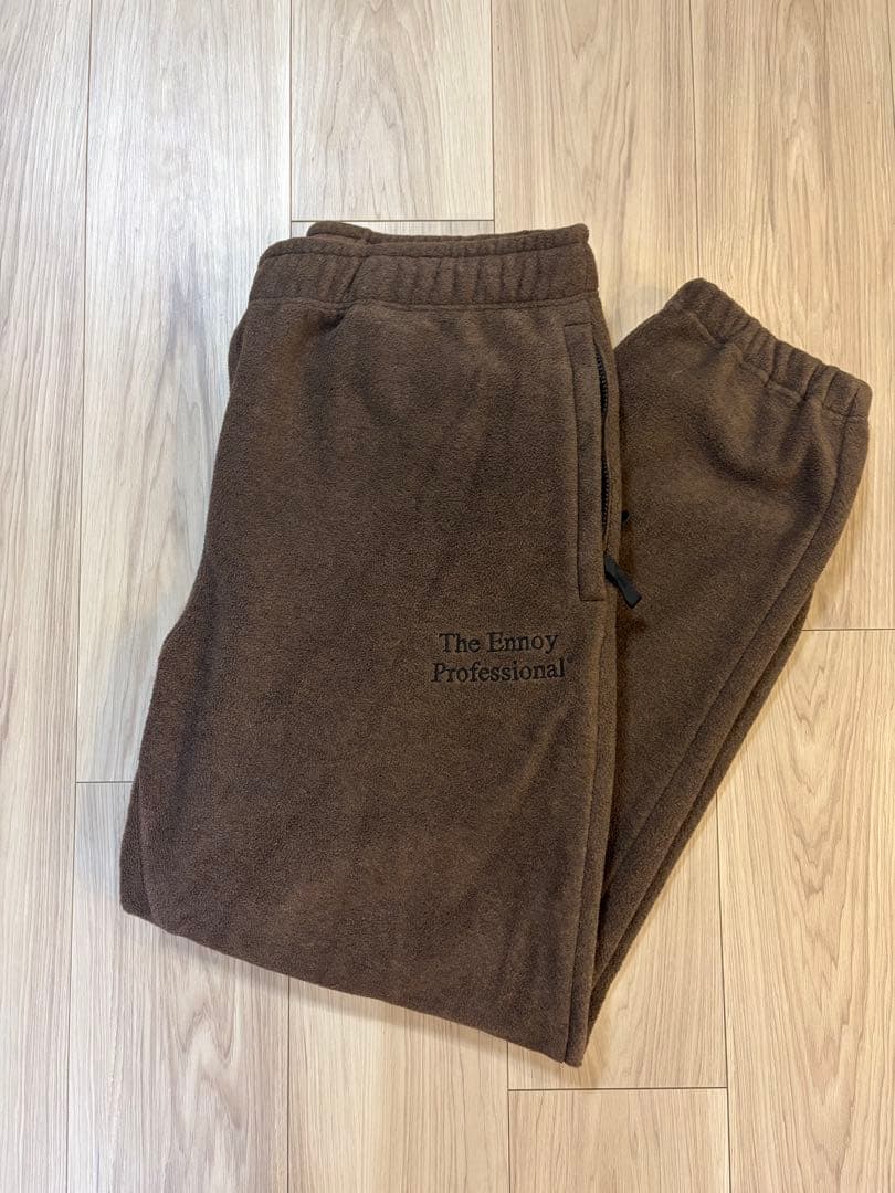 【特価】ENNOY スタイリスト私物　フリース　ブラウン　L