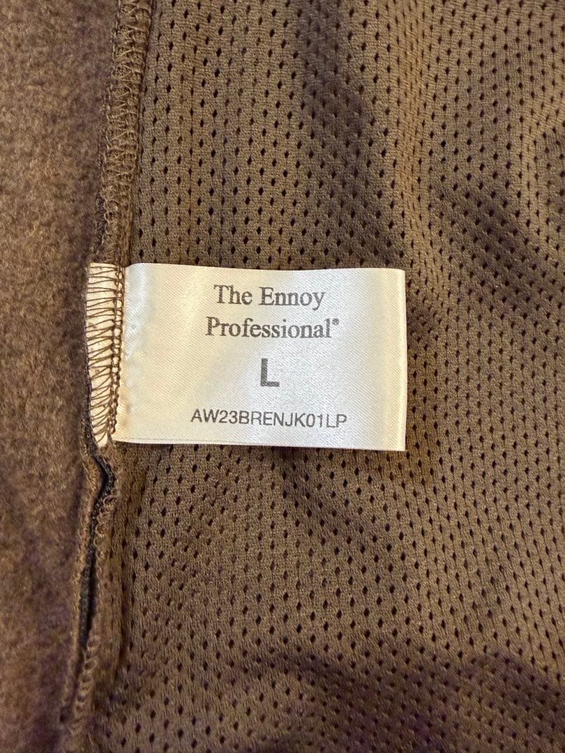 【特価】ENNOY スタイリスト私物　フリース　ブラウン　L