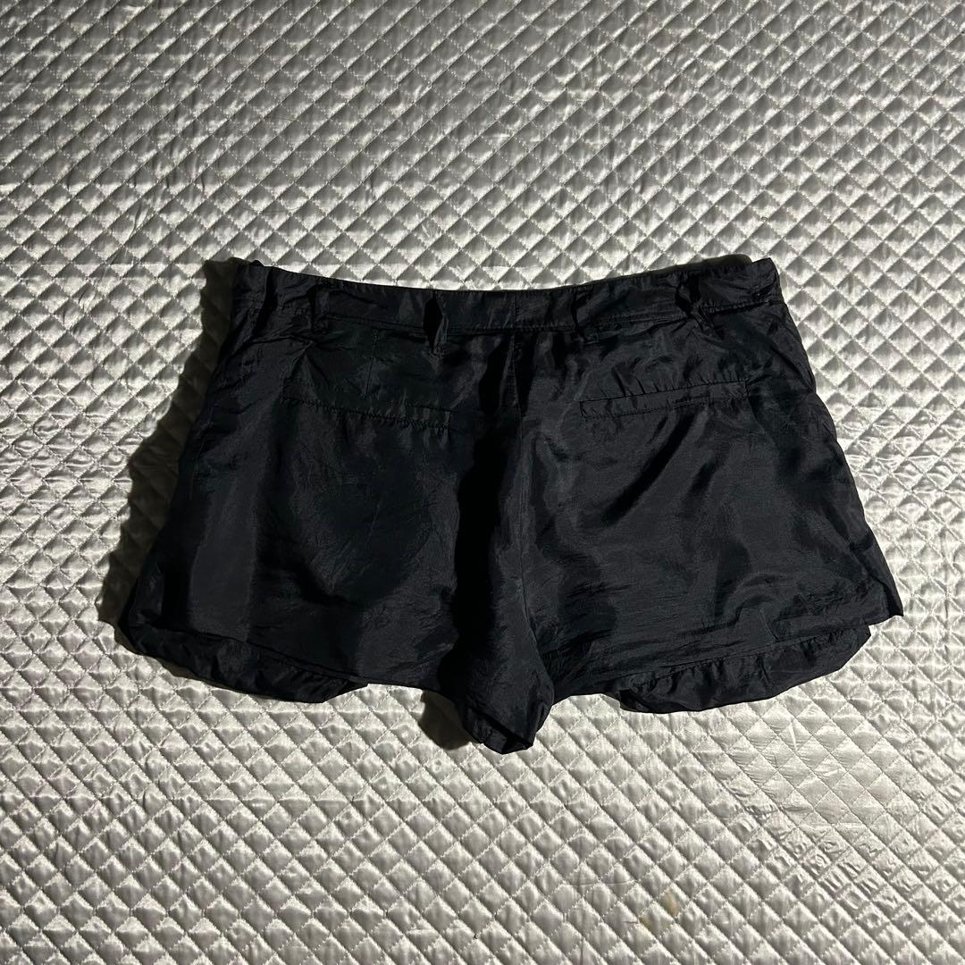 00s ARCHIVE MIU MIU シルクミニショーツ Y2K 黒