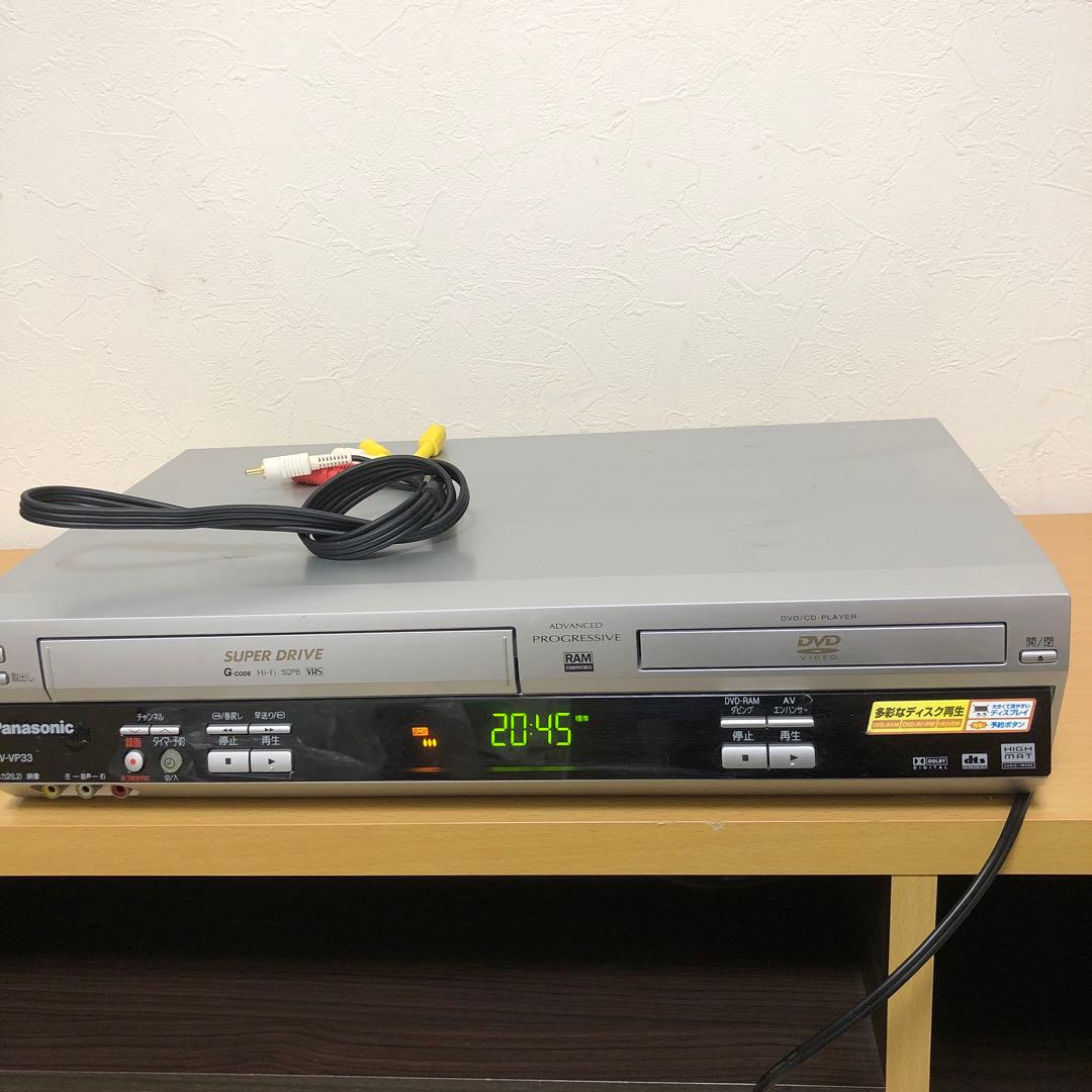 Panasonic VHSビデオ&DVDプレーヤー