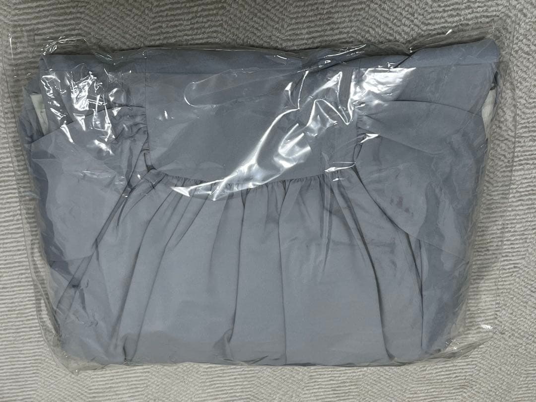 モワティエ 修道女 ミニワンピース blue gray 9号　バッグセット