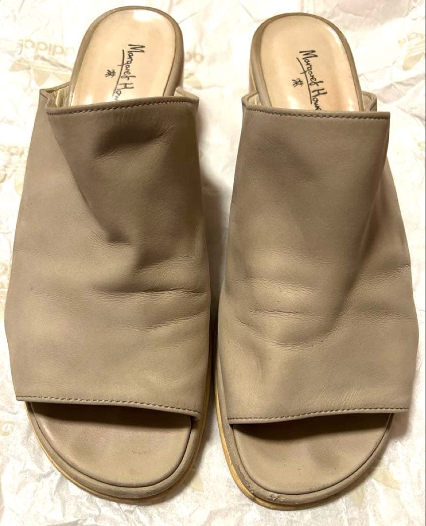 Margaret Howell ベージュ ミュール